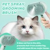 NHQZ Haustierbürste mit Einem Knopf für Langhaar und Kurzhaar Katzenbürste