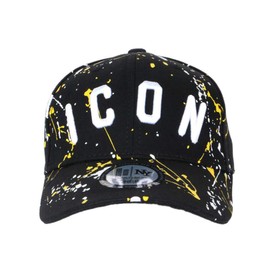 Hip Hop Honour Taguee Streetwear Icon Yellow and Black Baseball Cap - Size: One Size - Colour: Black - Unisex, Black, One Size, black
