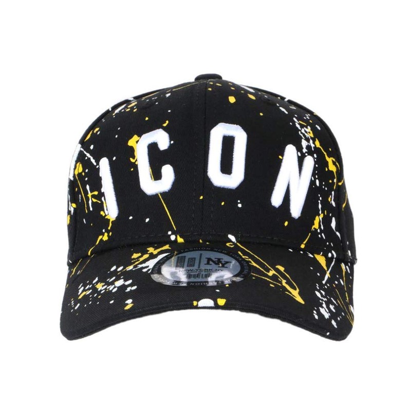 Hip Hop Honour Taguee Streetwear Icon Yellow and Black Baseball