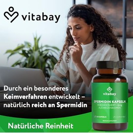 Vitabay idine 6 mg High Dose - 120 Vegan Capsules with Fermented Wheat Germ Extract - Naturally Made - Laboratory Tested in Germany & No Additives - Supply for 4 Months