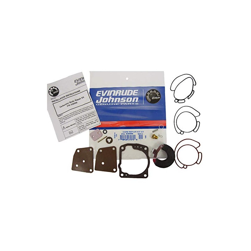 OEM BRP Johnson Evinrude Complete Carburetor Kit with float 115