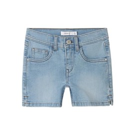 Name it kids Nkfsalli Girls' Slim DNM Shorts 3398-Ic Tb, Light blue (light blue denim), 116