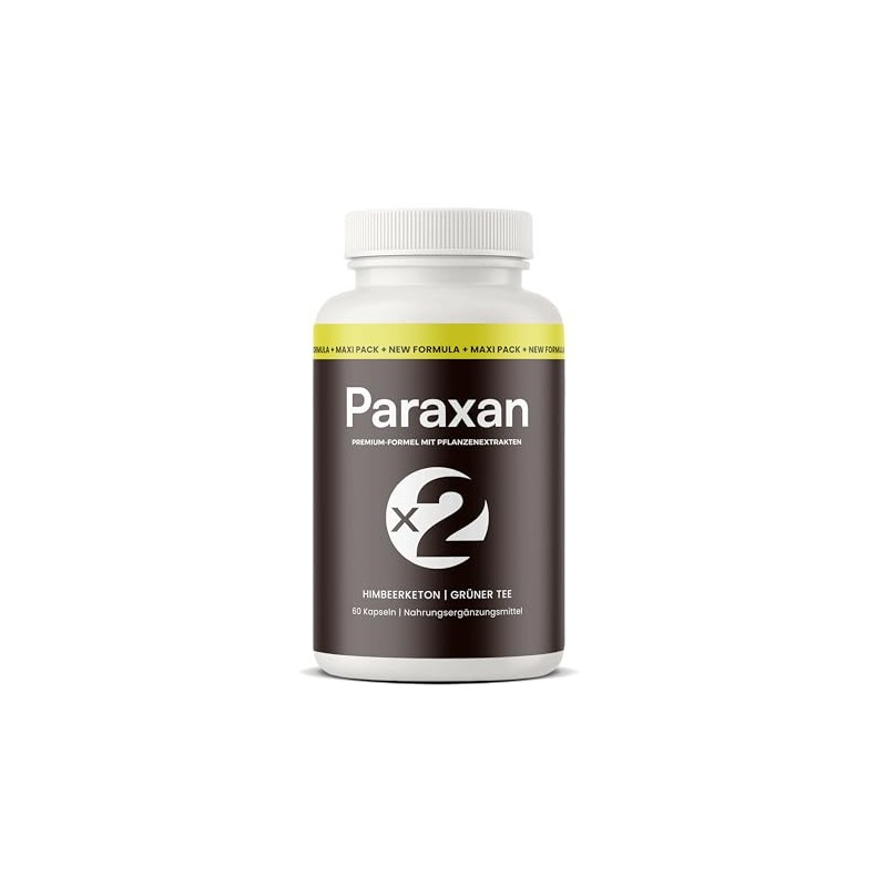 Paraxan Nahrungsergänzungsmittel Mit Grüner Kaffee-Extrakt und Grüner Tee, 450mg