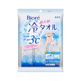 Biore Cooling Sheet, Unscented, 5 Pieces, 1 Sheet (x 5), Cotton