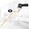 Hibbent 2 Pack Universal Metal Side Mount Toilet Handle Replacement