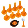 Golf Tees Golf Equipment Practice Set of 8 Rubber Tees