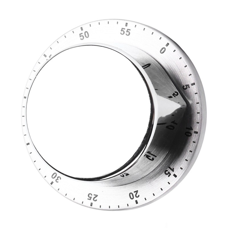 Kitchen Timer Stainless Steel Countdown Timer Clock Mechanical Kitchen Timer