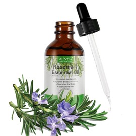 P-Beauty Rosemary Oil Essential Oil for Hair Growth Hair and Skin Care Organic & Vegan Pure Quality Ideal for Scalp & Hair Also Suitable for Baths and Massage 60 ml
