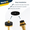 Mario10 24-Piece Rubber Hose Washer Set – 1/2", 3/4", and
