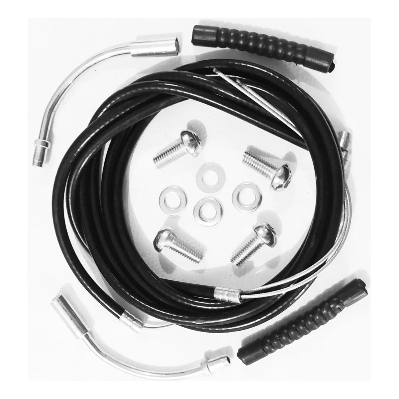 Juego De Frenos Completo V-brake Bicicleta Acero Plastificad