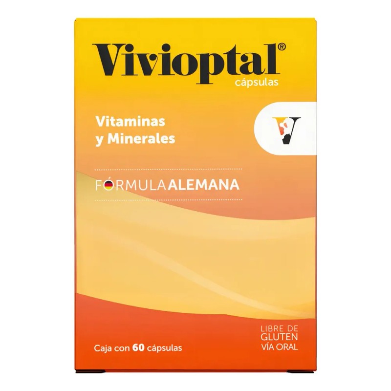 Vivioptal Vitaminas y Minerales 60 Cápsulas