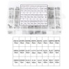400pcs 24 Values Transistors and Rectifier Diodes Assortment Set With