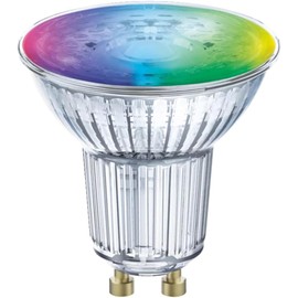 LEDVANCE SMART MATTER - Bombilla LED compatible con Google, Alexa, Apple, aspecto blanco helado, 9 W, 806 lm, E27, luz de color y luz blanca, control