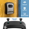 Vazioyar Key Lock Box for Outside, Portable Waterproof Wall Mounted
