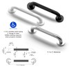 Bathroom Safety Grab Bars Stainless Steel (2Pack) 12-Inch 1.25" Diameter