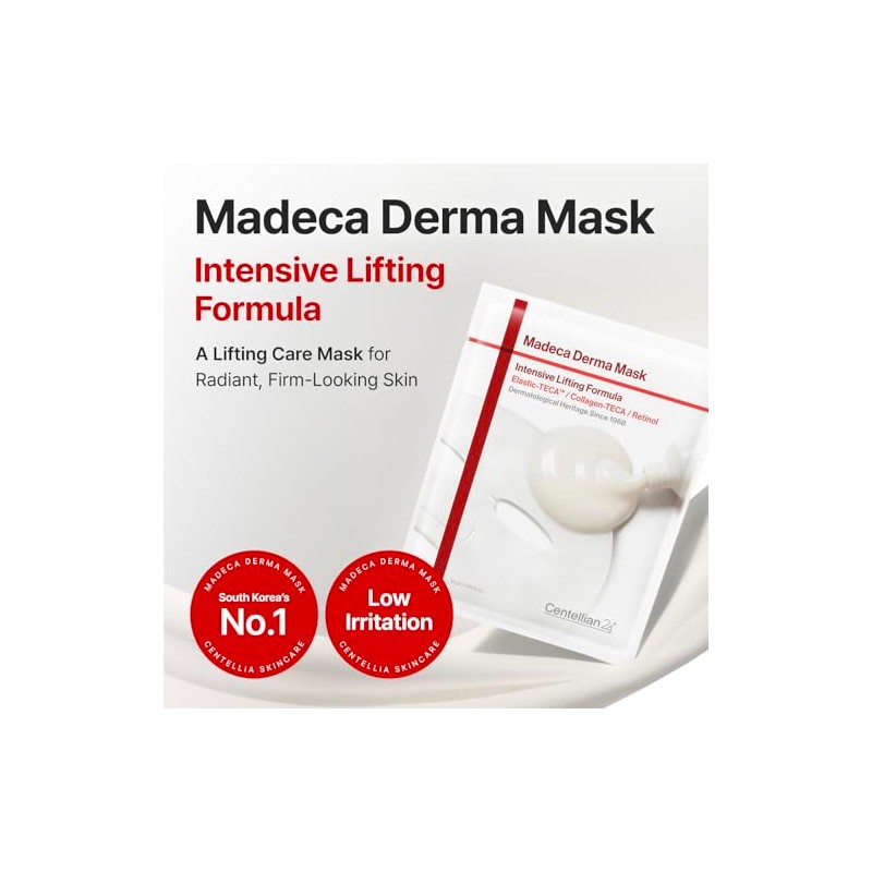 Centellian24 Madeca Derma Mask Intensive Lifting, 25 ml, 10 Piezas