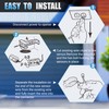 41A4373A Garage Door Safety Sensor for liftmaster/Chamberlain Garage Door Opener,