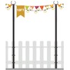 Derkniel 10 FT Outdoor String Light Pole Stand for Deck