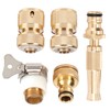 Hose Quick Connector Nipple Nozzle Water Sprayer Kit Garden Watering