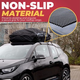 ﻿GADLANE NON SLIP Mat for Car Roof - 90x100cm Anti Slip Mat for Car Roof Bags, Car Roof Mat for Roof Bag Storage, Non Slip Mat for Car Boot, Cushioned PVC Protective Waterproof Mat - CUT TO SIZE