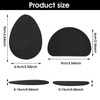 Molain Non-Slip Shoe Pads, Black, 4 Pairs, Self-Adhesive Rubber Sole