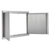 BBQ Access Door, 30W x 21H Inch Double Outdoor Kitchen