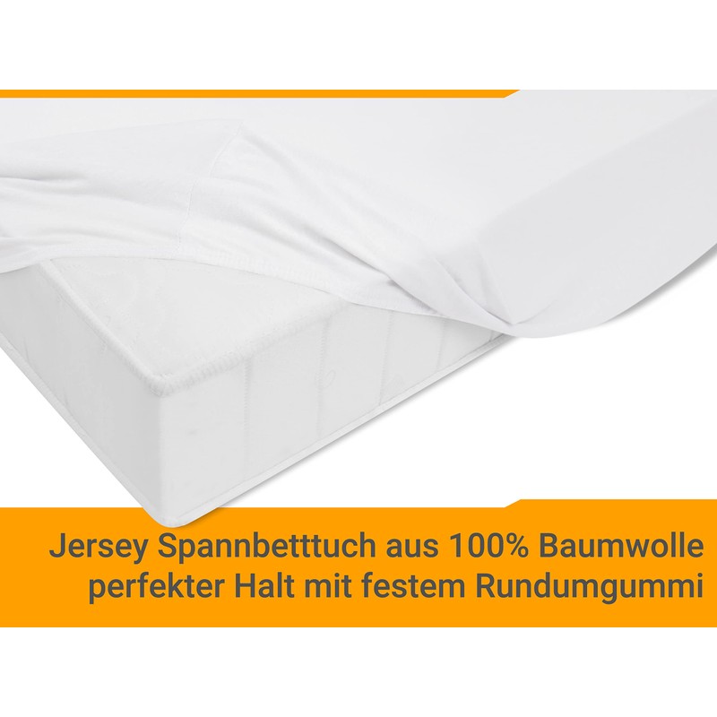 Classic Jersey Fitted Sheet Available In 34 Colours and 6 Sizes – 100% Cotton,