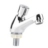 Public Ktchen Bathroom Chrome Plated Self Closing Water Saving Time