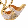 Swan Dinnerware Set Metal Tableware Cutlery Set Decorative Swan Base