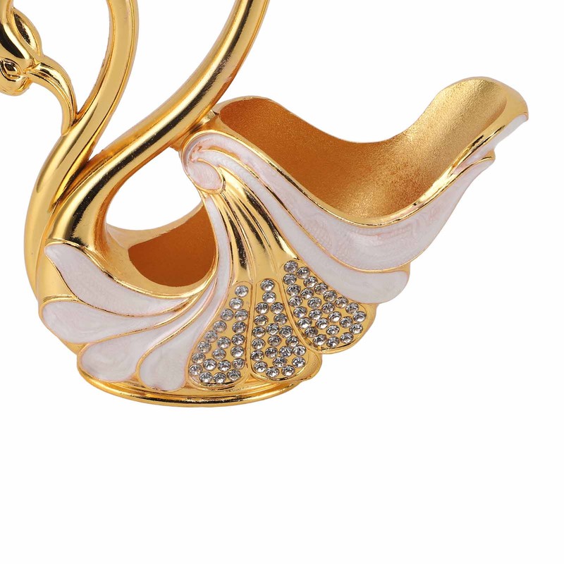 Swan Dinnerware Set Metal Tableware Cutlery Set Decorative Swan Base