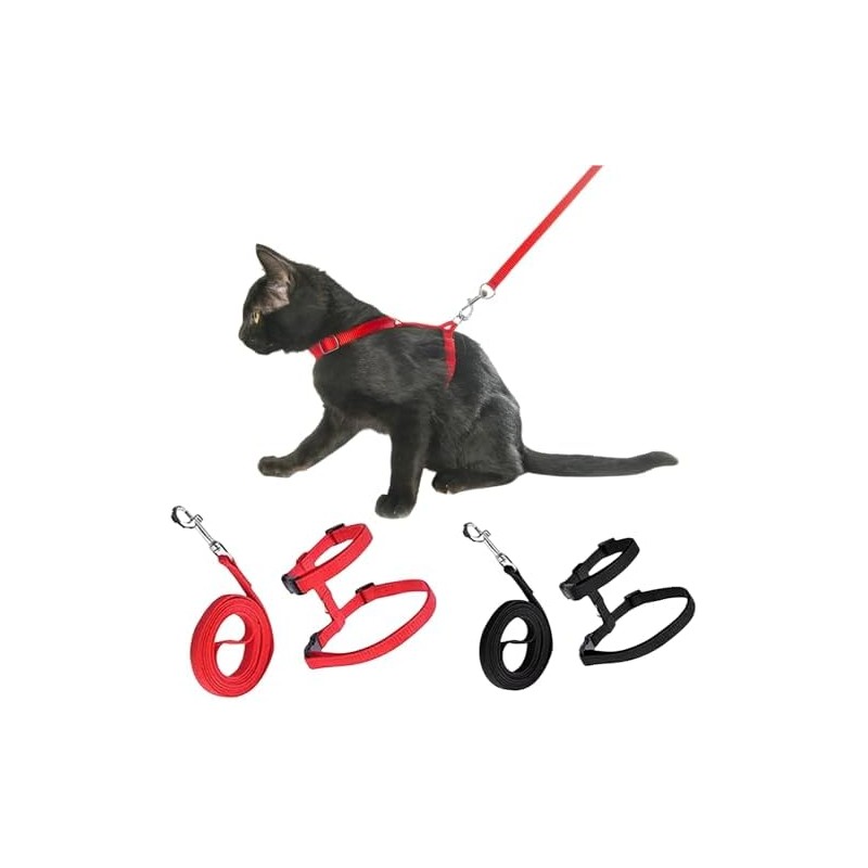 Arnés para Gatos con Correa a Prueba de Fugas, arnés