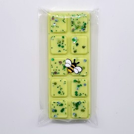 Waxys Luxury Strong scented Coconut Lime snap bar wax melt 50g with Ecosoy, natural mica and Vegan friendly