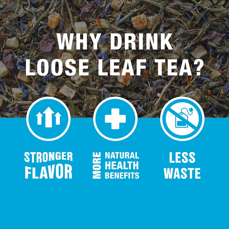 Tiesta Tea - Peaches N’ Green, Loose Leaf, Smooth Peach
