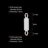 PATIKIL 200PCS PCB Board Isolation Column, Nylon Reverse Locking Circuit