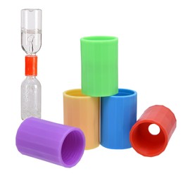 50 Pcs Tornado Bottle Connector Vortex Tube Cyclone Tube, Tornadoes in a Bottle Connector, 5 Colors