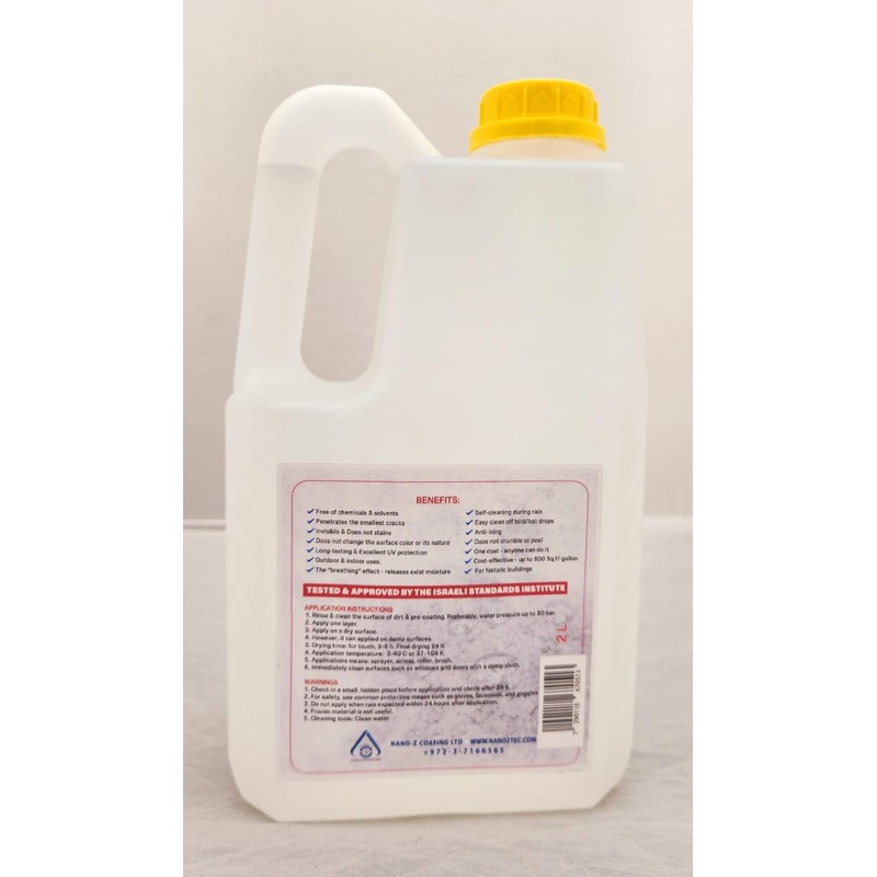 Nano Stone Sealer, Eco-Friendly Invisible Hydrophobic Water Repellent Coating for