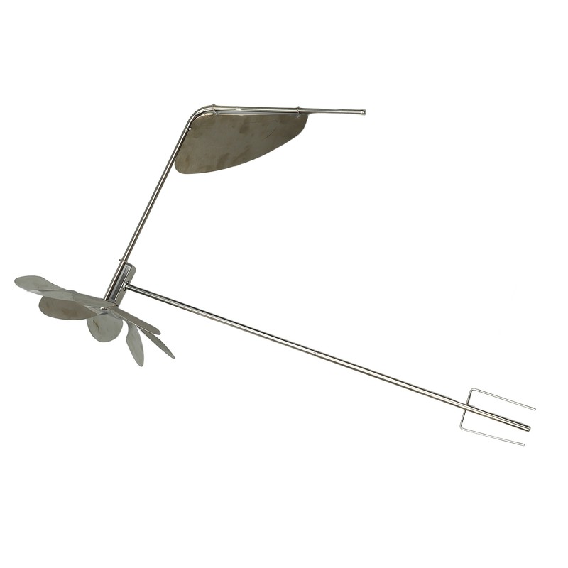 Metal Windmill 360 Degree Rotation Rustproof Waterproof Decorative Stake Wind