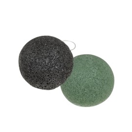 TOVINANNA 4pcs Facial Skin Cleaning Tapioca Face Wash Sponge Puff for Home Travel Hotel Outdoor Camping