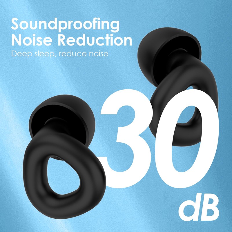 Ohrstöpsel, Noise cancelling Ohrstöpsel,Sleep deep ohrstöpsel, weich und wiederverwendbar, Flexible