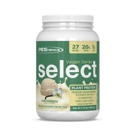 PEScience Select Vegan Protein - Premium Plant-Based Powder for Muscle Growth & Recovery - 20g Protein, 1g Sugar, Soy-Free, Gluten-Free, Lactose-Free - 27 Servings:_Vegan Peanut Butter Delight_27