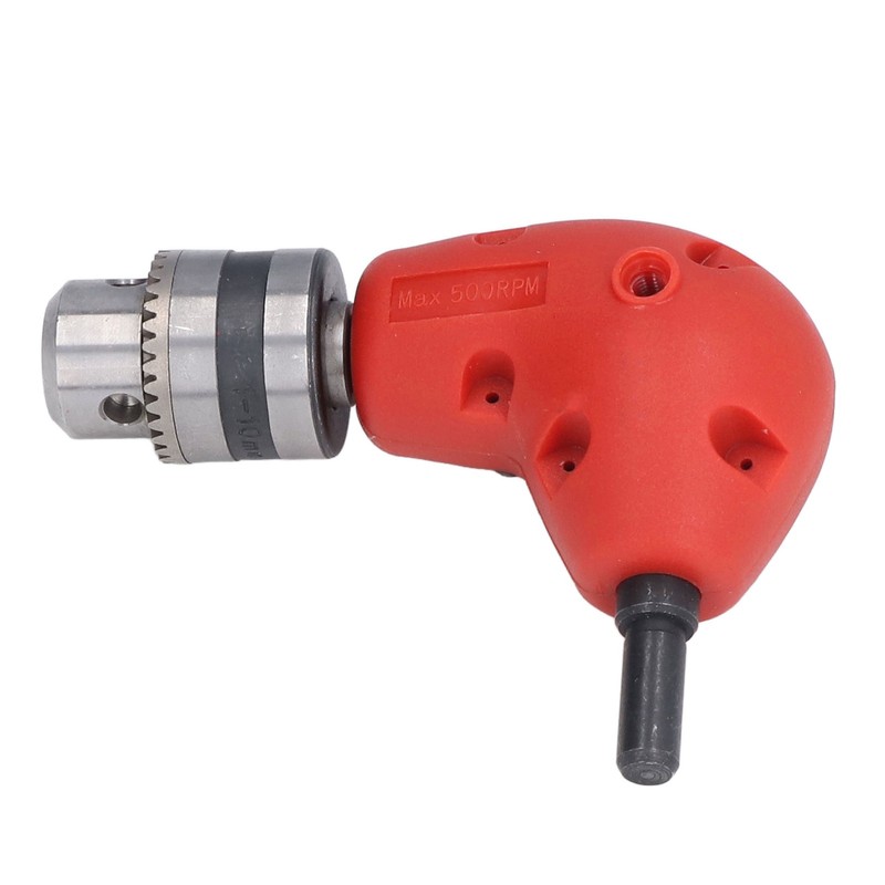 90° Angle Adapter Round Shank 9.5mm Electric Drill Chuck Attachment