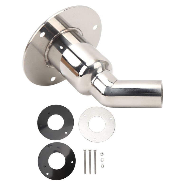 22mm Thru Hull Exhaust Skin Fitting Socket 316 Stainless Steel
