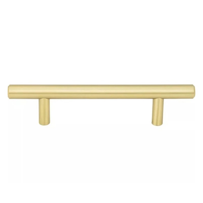 ELEMENTS 3" c-c Brushed Gold Kitchen Cabinet Hardware Drawer Pulls
