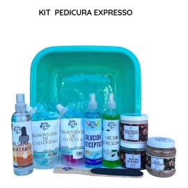 Jelly Therapy Spa Kit Pedicure Manicure Spa Con Tina Aroma Expresso 10 Pzas