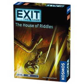 The House of Riddles | Exit: The Game - A Kosmos Game from Thames & Kosmos | Family-Friendly, Card-Based At-Home Escape Room Experience for 1 To 4 Players, Ages 10+, Multi-colored
