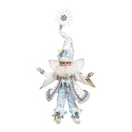 Goodwill Mark Roberts Snowflake Santa Fairy Ice Blue and White 28 cm