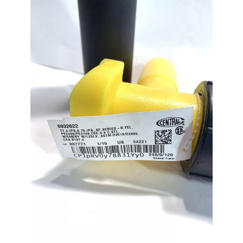 Central Plastics 2 x 3/4 IPS SF Series Saddle Tap