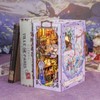 Wizardi Book Nook Miniature - Flower Forest Concert Roombox Kit