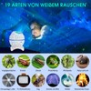 Fuqiduo LED Sternenhimmel Projektor, Galaxy Planetarium mit Fernbedienung, Nachtlicht Polarlicht