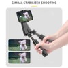 28.3-Inch Multi-Function Selfie Stick Desktop Tripod Gimbal Stabilizer with Telescoping